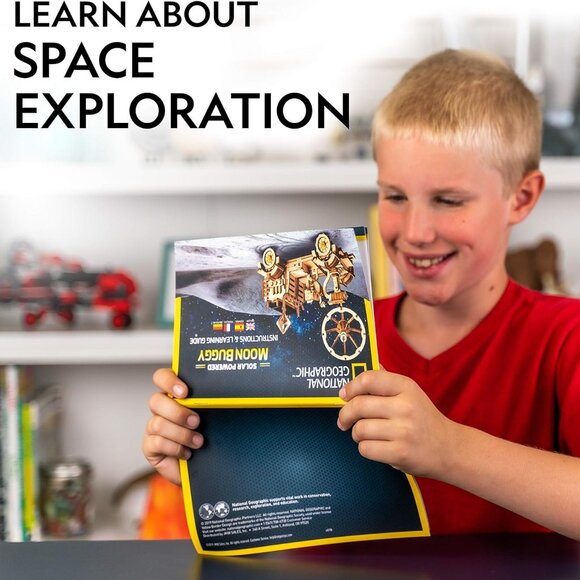 NEW NATIONAL GEOGRAPHIC Solar Model Kit Wooden 3D Puzzle Models NASA Space Explo - Picture 4 of 13